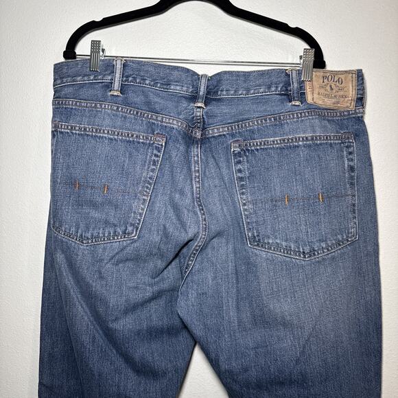 Vintage Polo Ralph Lauren Jeans Mens 40x32 Classic Fit Denim RRL Pants - Picture 3 of 7